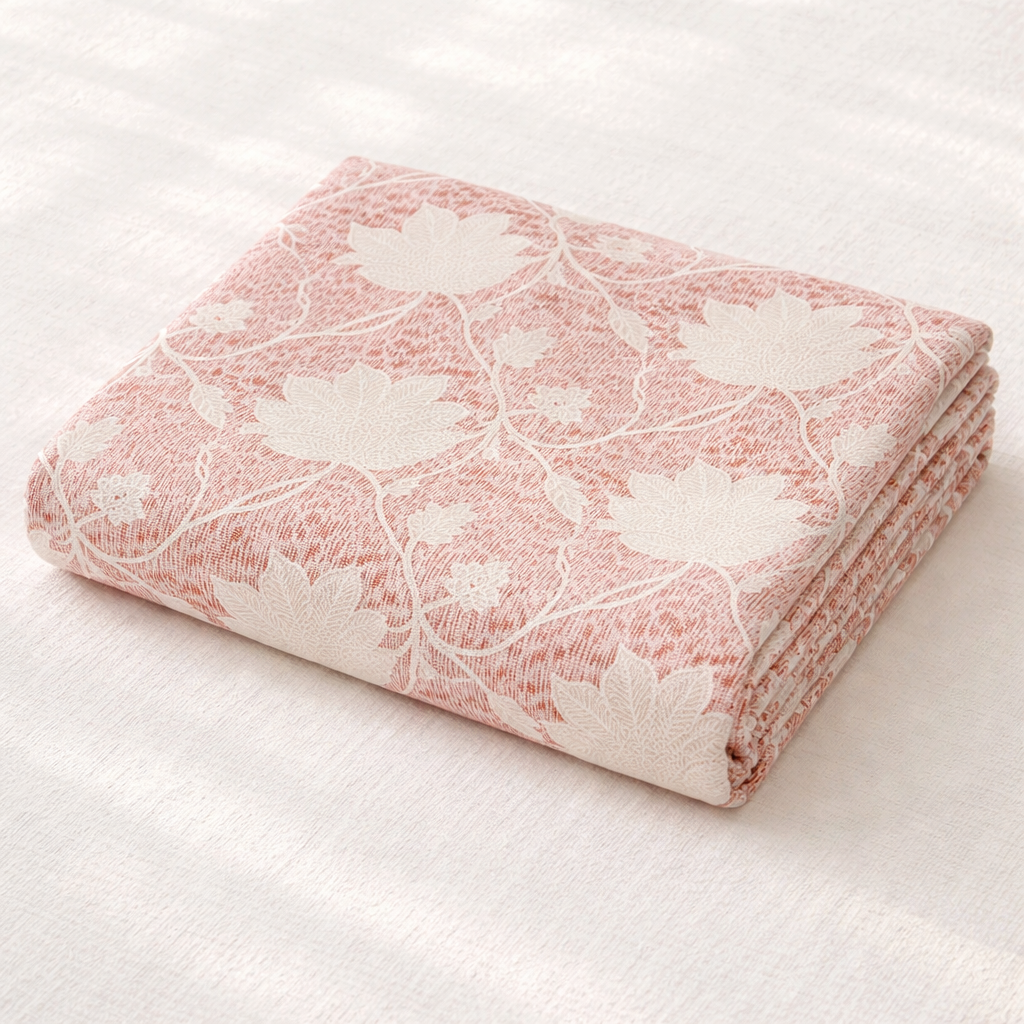 Single Bed Premium Pure Cotton Bedsheet with Pillow Cover – Soft, Elegant & Long-Lasting | AH15