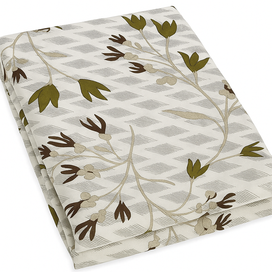 Cotton Super King Size Bedsheet with Contrasting Pillow Cases | Soft & Breathable | Premium 116 x 116 Inches