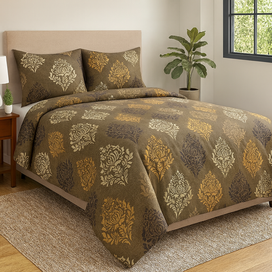 Nivriti Collection – Premium Cotton Double Bedsheet (90x108 inches) | AHST2