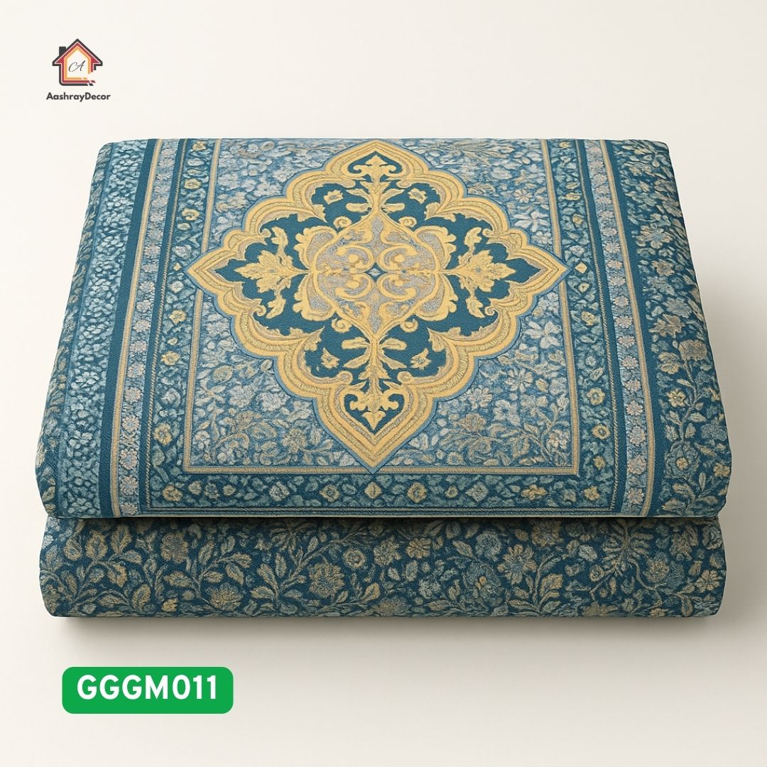 Ruhani – 100% Cotton King Size Floral Bedsheet Set- 120 TC | Soft & Breathable | With 2 Pillow Covers