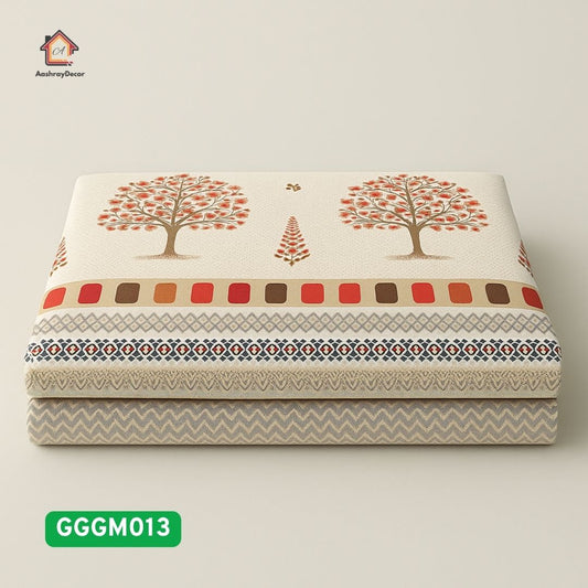 Padmaja 100% Cotton King Size Bedsheet with pillow covers | 120TC