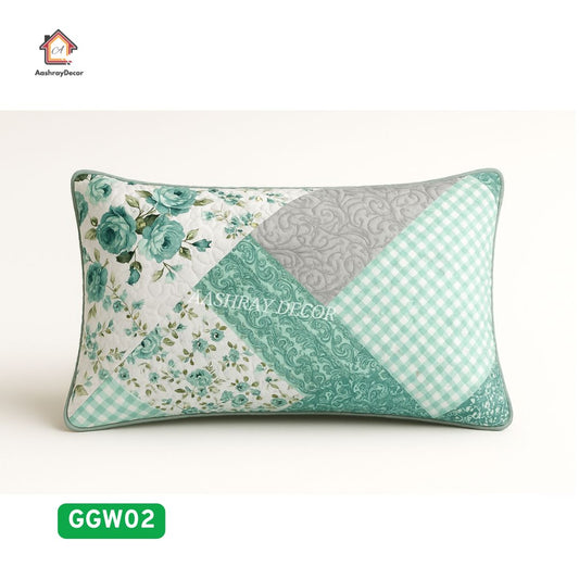 Aarunya Quilted Bedcover Set – Reversible | Pure Cotton | King Size (90 x 108 Inches)