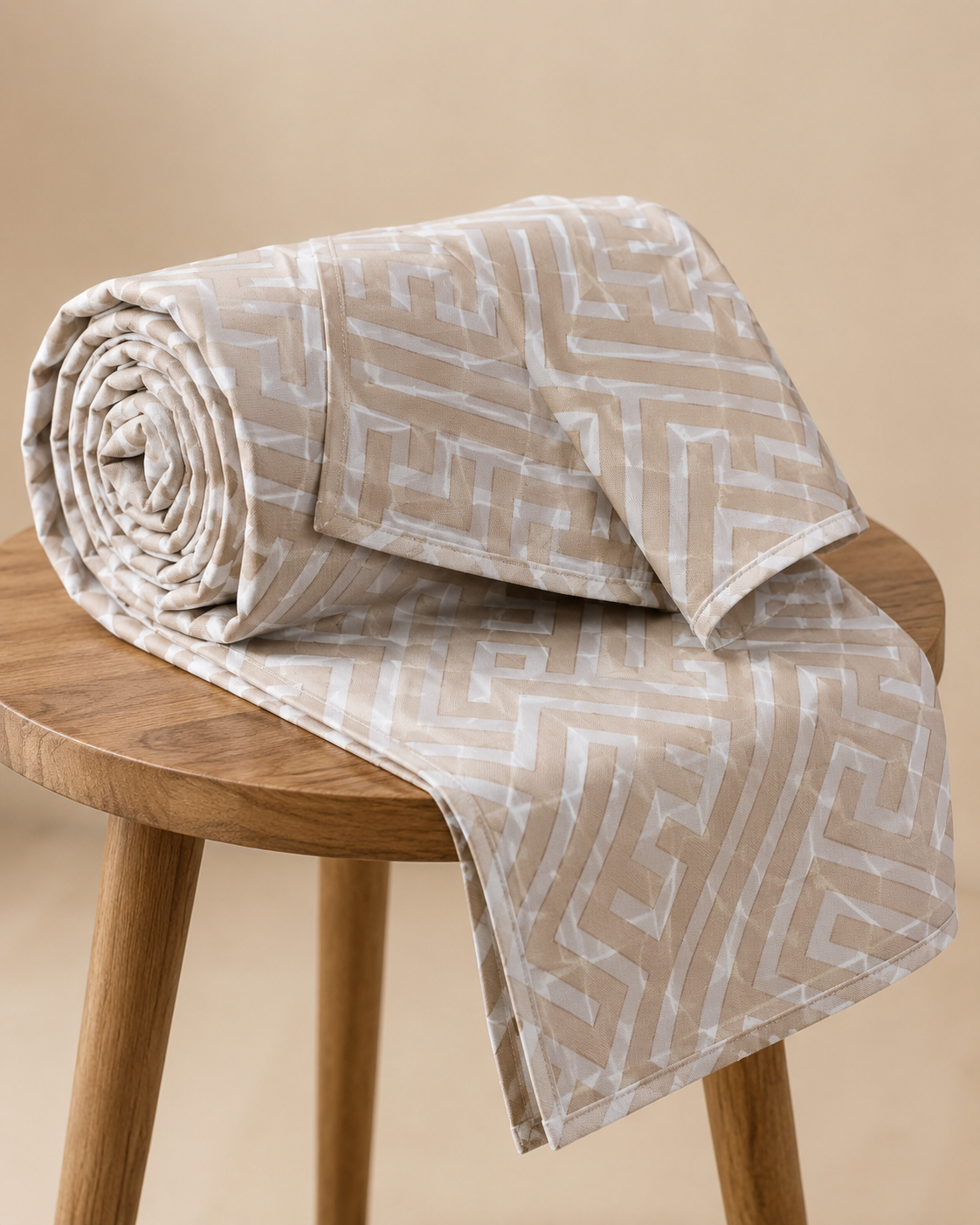 AD34 | Premium Cotton King Size Bedsheet Set