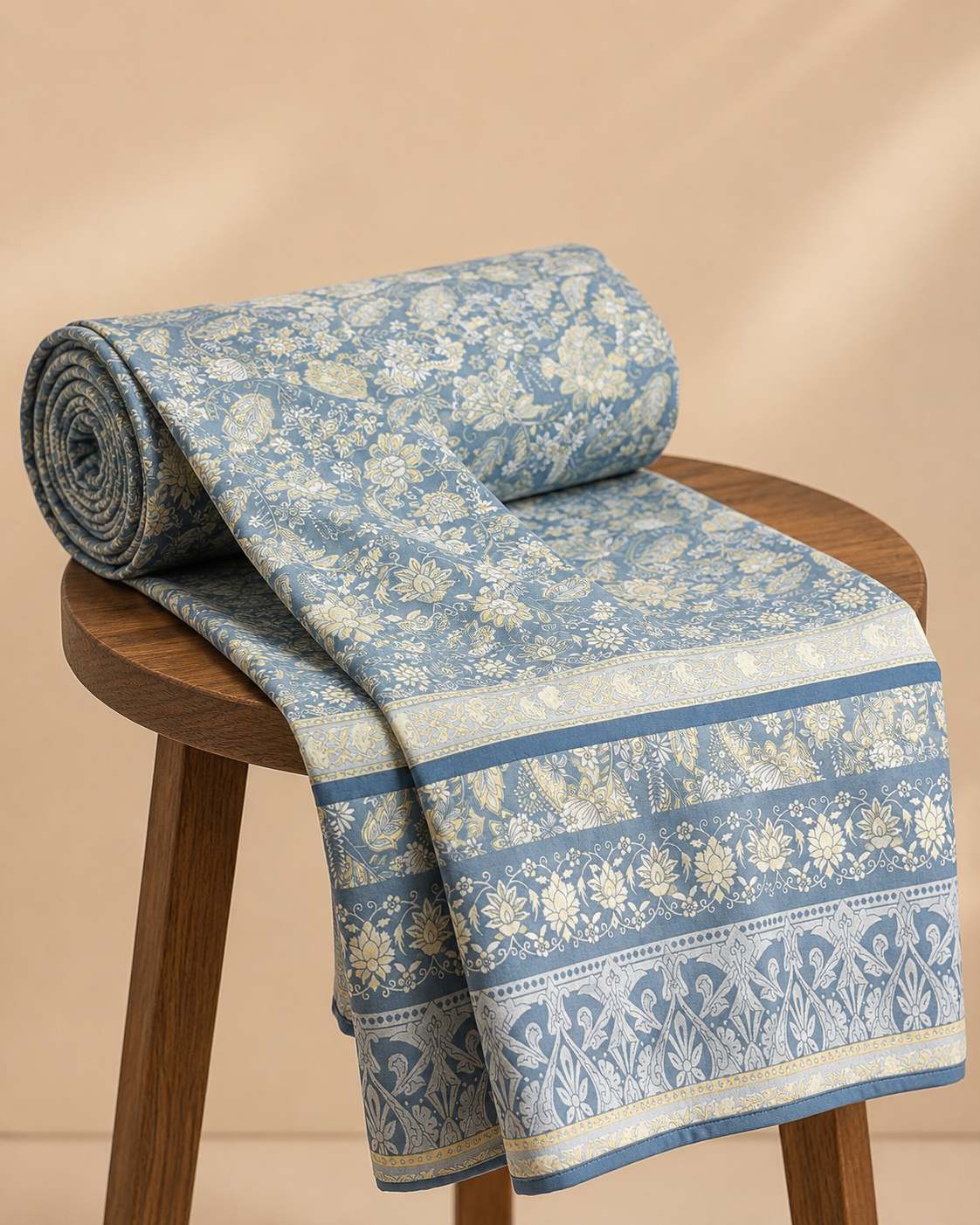 100% Cotton Floral Bedsheet Set | King Size- 120TC | Soft, Breathable & Comfortable