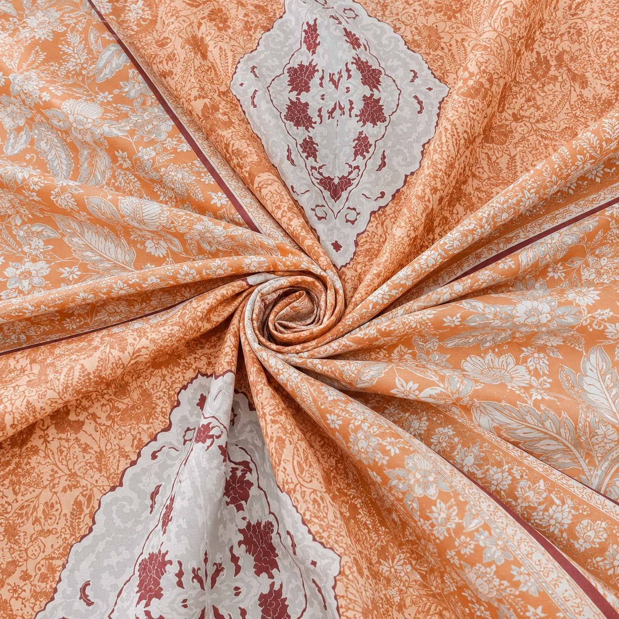 Cotton King Size Floral Bedsheet Set | Soft & Breathable | With 2 Pillow Covers