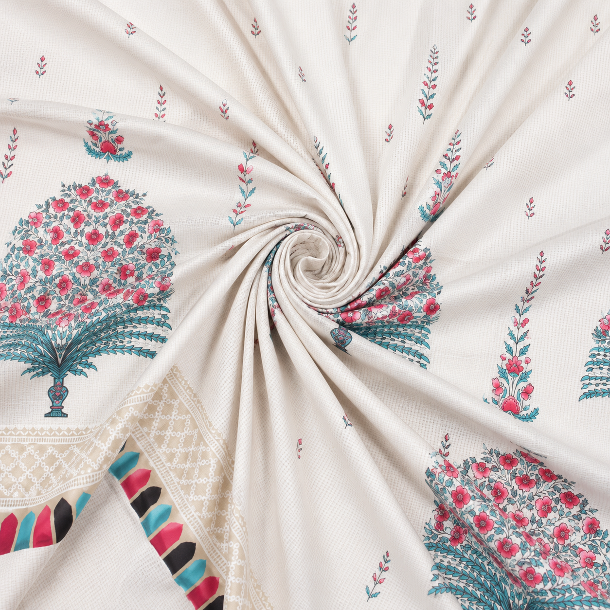 100% Cotton King Size Bedsheet Set | 120TC | 108X108 Inch