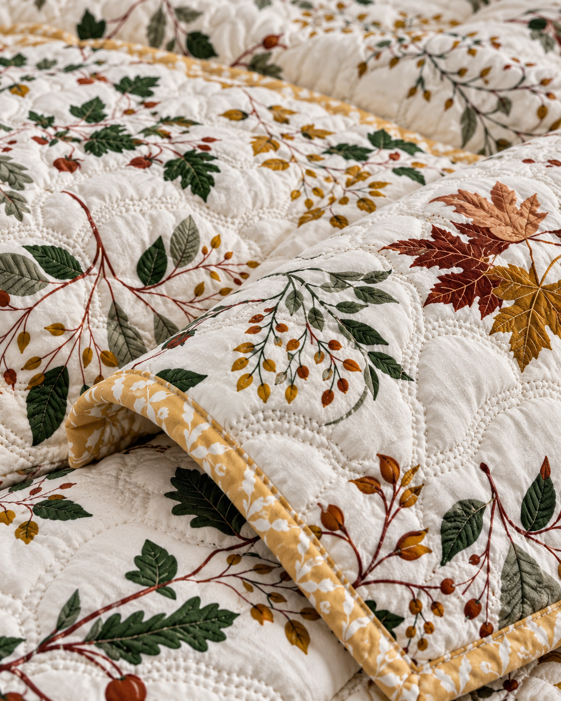 ADC2 – Autumn Bloom 4-Piece Cotton Comforter Set