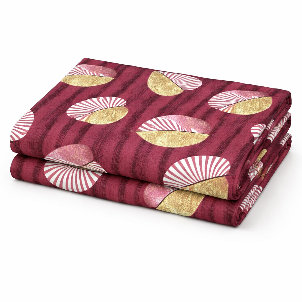 Single Bed Pure Cotton Bedsheet with Pillow Cover – Comfortable Everyday Use | AH13