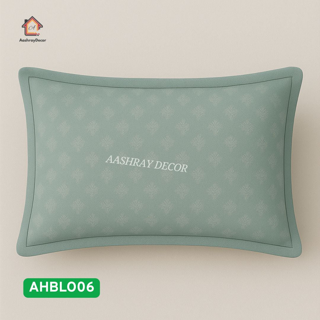 100% Cotton Printed King Size Bedsheet | Pastel Zigzag Stripes | Contrast Pista Green Pillow Covers | 275x275 cm | Elegant & Soft Finish