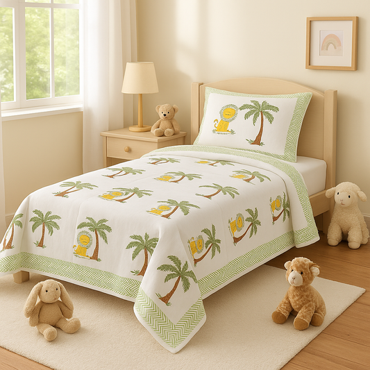 100% Mulmul Cotton Baby Dohar | Ultra-Soft, Lightweight & Breathable | Organic Dyes | Baby Safe | Ages 0–5 Years