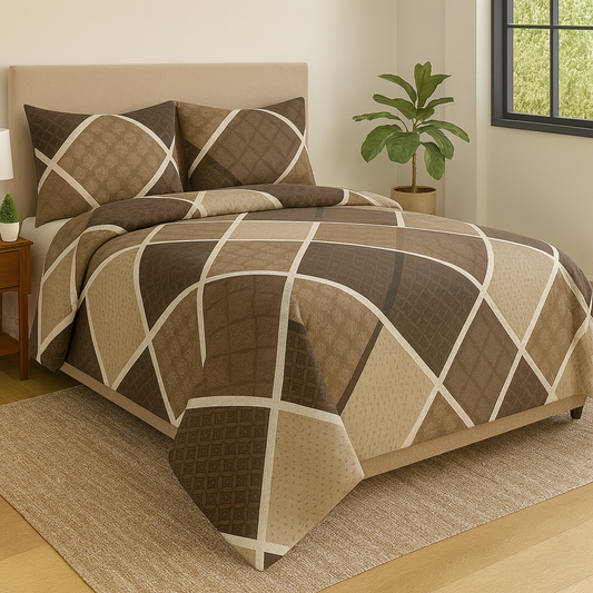 Nivriti Collection – Premium Cotton Double Bedsheet (90x108 inches) | AHST6