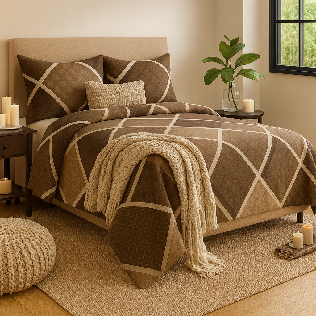 Nivriti Collection – Premium Cotton Double Bedsheet (90x108 inches) | AHST6