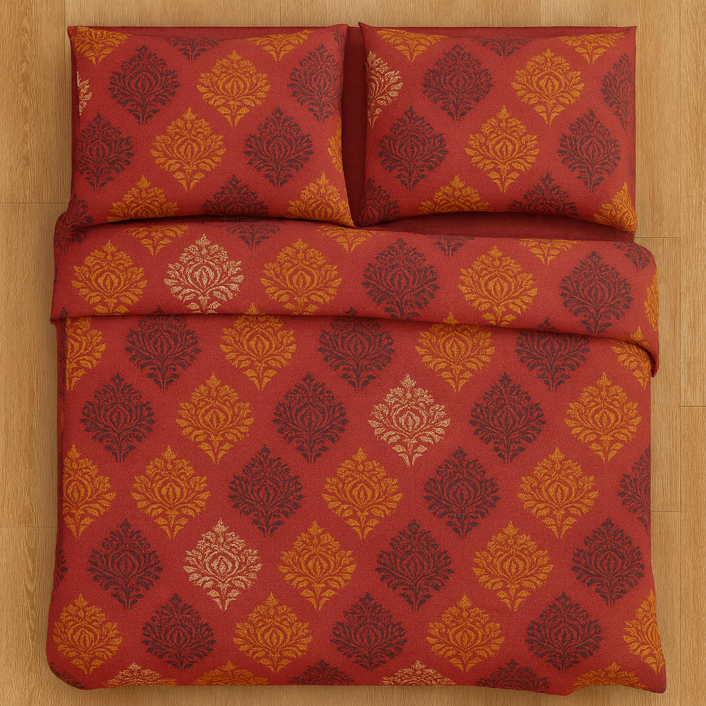 Nivriti Collection – Premium Cotton Double Bedsheet (90x108 inches) | AHST1