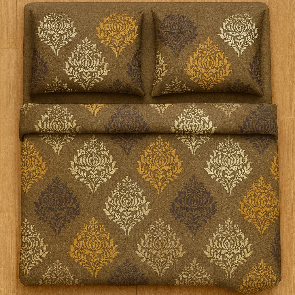 Nivriti Collection – Premium Cotton Double Bedsheet (90x108 inches) | AHST2