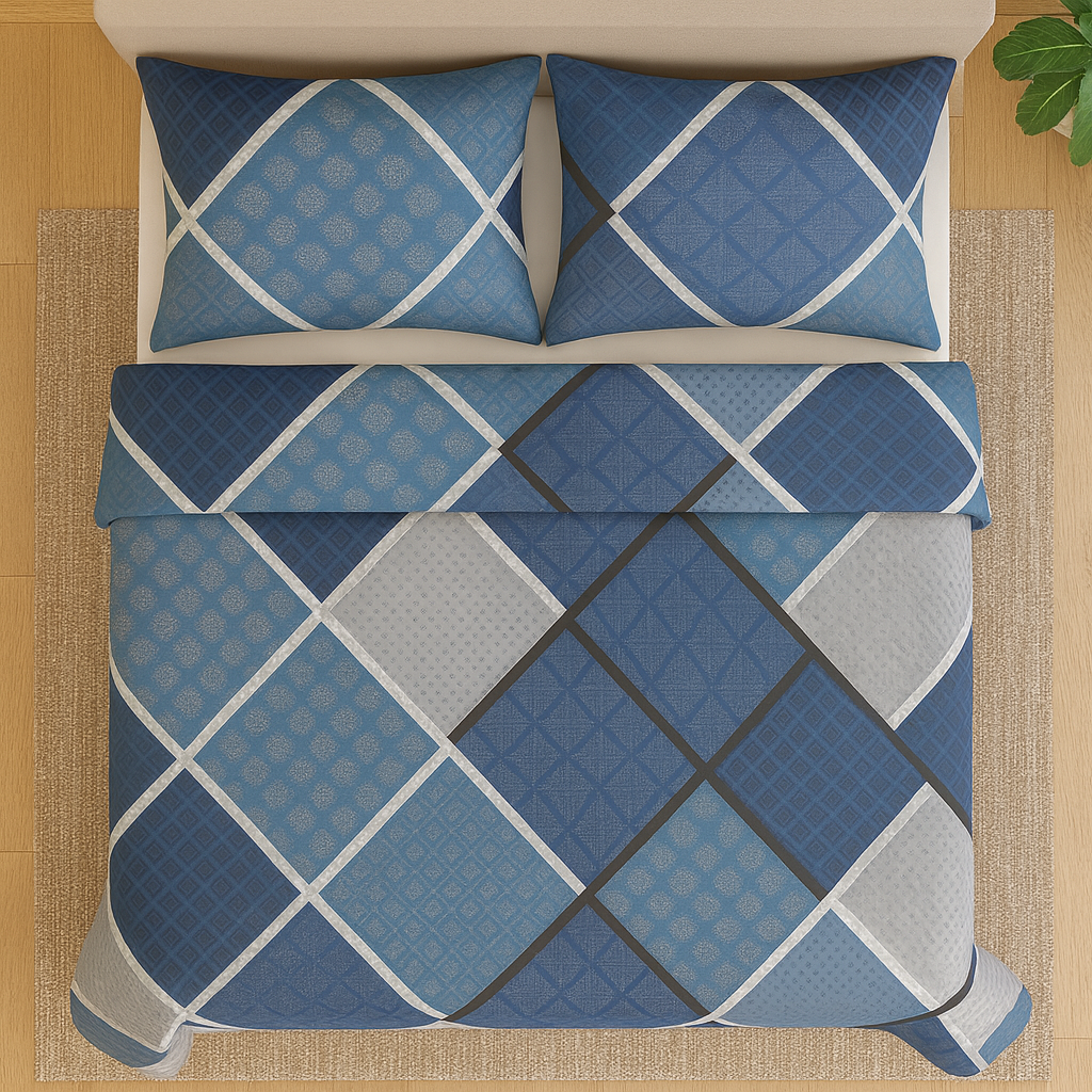 Nivriti Collection – Premium Cotton Double Bedsheet (90x108 inches) | AHST5