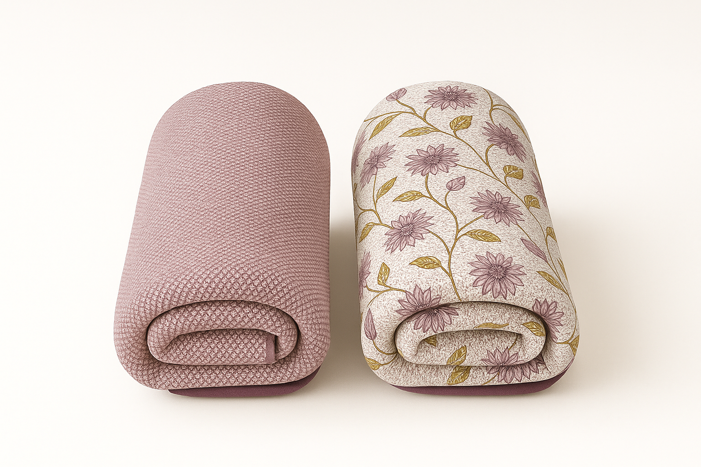 Reversible Cotton 2 Piece Single Bed Dohar – Ethnic & Geometric Elegance