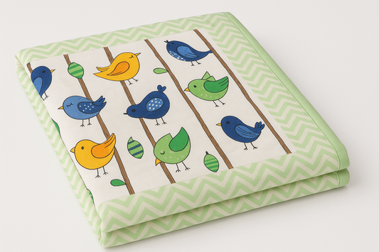 Pure Cotton Baby Bedsheet | 60 x 90 Inches | Ultra-Soft & Breathable | Gentle on Baby’s Skin