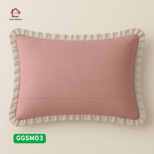 Vintage Vines – 100% Cotton King Size Bedsheet Set | Paisley Floral Print | With 2 Frill Pillow Covers | 300 TC