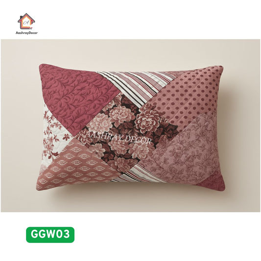 Noor Canvas Quilted Bedcover Set – 100% Cotton | Reversible | King Size (90x108 Inches)