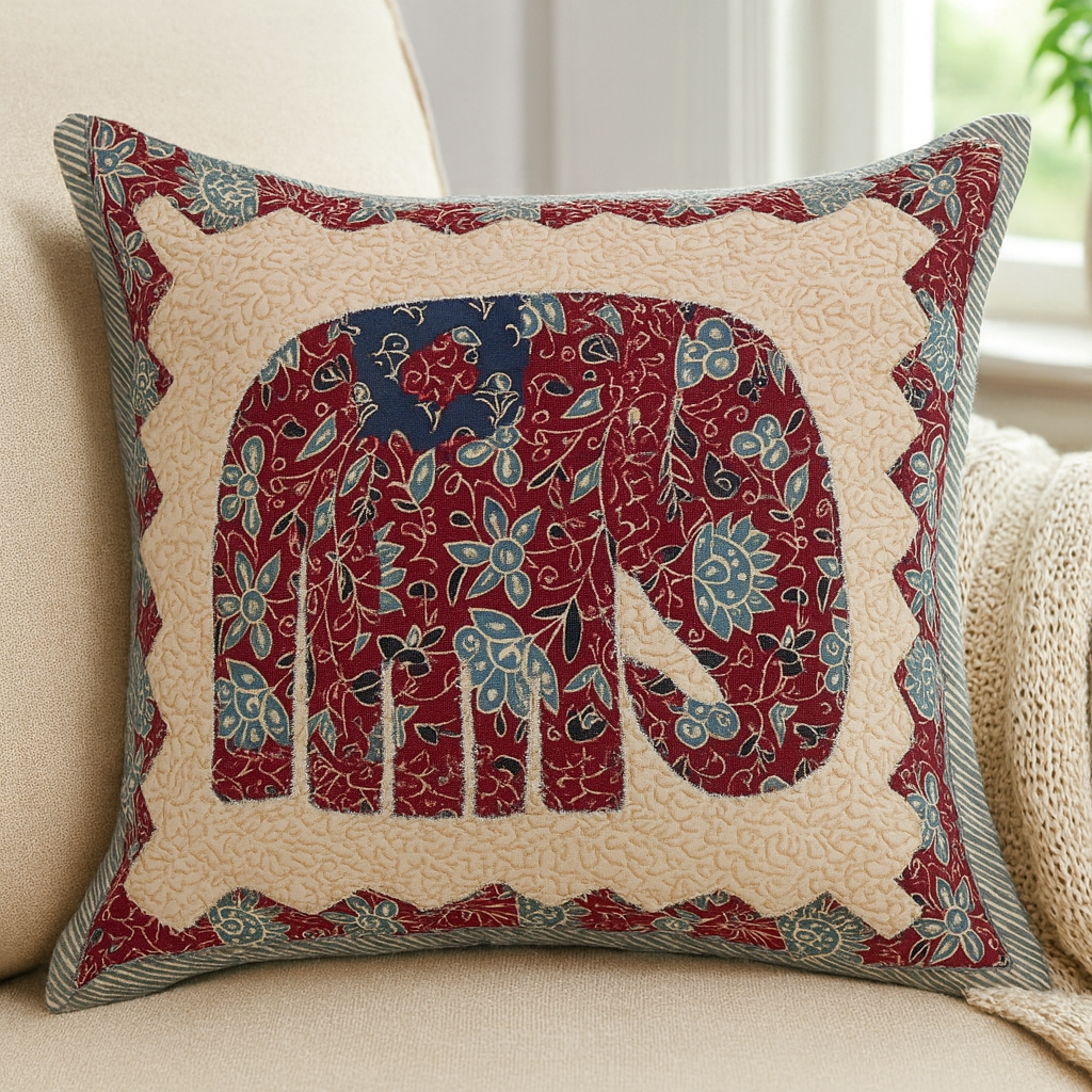 Sanganeri Hand Block Print Cotton Bedsheet – Double Bed (90×100 inches) | 2 Pillow Covers (Maroon Color) | JAIB03